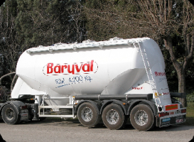 BARYVAL naczepa silos do cementu, suchej masy